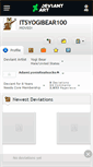 Mobile Screenshot of itsyogibear100.deviantart.com