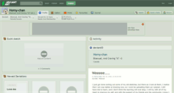 Desktop Screenshot of horny-chan.deviantart.com