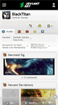 Mobile Screenshot of blacktitan.deviantart.com