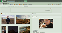 Desktop Screenshot of froggynaan.deviantart.com