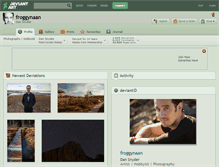 Tablet Screenshot of froggynaan.deviantart.com