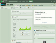 Tablet Screenshot of dsociety.deviantart.com