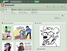 Tablet Screenshot of drpummeluff.deviantart.com