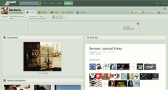 Desktop Screenshot of barataria.deviantart.com