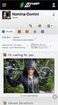Mobile Screenshot of nomina-domini.deviantart.com