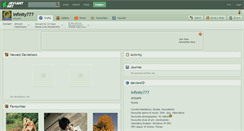Desktop Screenshot of infinity777.deviantart.com