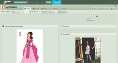 Desktop Screenshot of animegang.deviantart.com