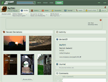 Tablet Screenshot of pati91.deviantart.com