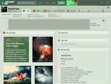 Tablet Screenshot of akashrine.deviantart.com