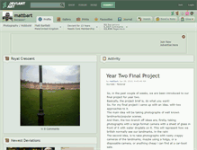 Tablet Screenshot of mattbart.deviantart.com