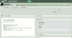 Desktop Screenshot of bloodpaper.deviantart.com