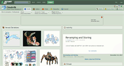 Desktop Screenshot of cloudwilk.deviantart.com