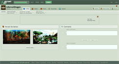 Desktop Screenshot of infernoxdragon.deviantart.com