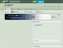 Tablet Screenshot of amongststars.deviantart.com