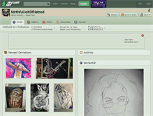 Tablet Screenshot of mirthfuljoltofhatred.deviantart.com