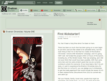 Tablet Screenshot of elvatron.deviantart.com