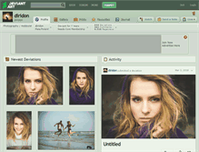 Tablet Screenshot of diridon.deviantart.com
