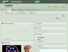 Tablet Screenshot of marigi5000.deviantart.com