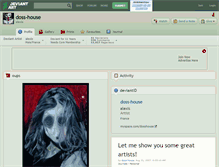 Tablet Screenshot of doss-house.deviantart.com