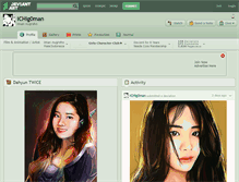 Tablet Screenshot of ichig0man.deviantart.com