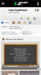 Mobile Screenshot of max-headroom.deviantart.com