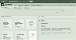 Desktop Screenshot of overeighteen.deviantart.com
