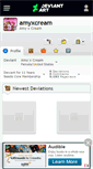 Mobile Screenshot of amyxcream.deviantart.com