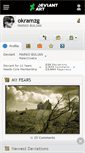 Mobile Screenshot of okramzg.deviantart.com