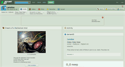 Desktop Screenshot of lenalox.deviantart.com