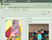 Tablet Screenshot of bluerainbow.deviantart.com