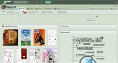 Desktop Screenshot of magical-elf.deviantart.com