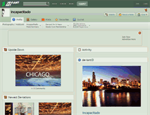 Tablet Screenshot of incapacitado.deviantart.com