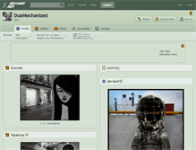 Tablet Screenshot of dualmechanized.deviantart.com