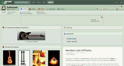 Desktop Screenshot of guitarmads.deviantart.com