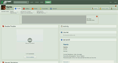 Desktop Screenshot of namio.deviantart.com