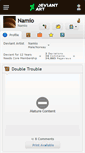 Mobile Screenshot of namio.deviantart.com