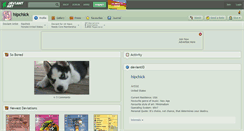 Desktop Screenshot of hipchick.deviantart.com