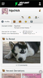 Mobile Screenshot of hipchick.deviantart.com