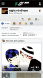 Mobile Screenshot of nightwindhero.deviantart.com