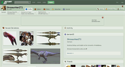 Desktop Screenshot of dinosaurmanzt2.deviantart.com