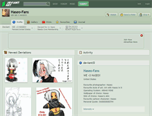 Tablet Screenshot of haseo-fans.deviantart.com