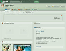 Tablet Screenshot of little-doll.deviantart.com