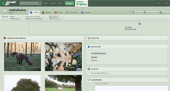 Desktop Screenshot of mothefucker.deviantart.com