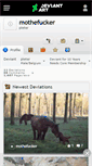 Mobile Screenshot of mothefucker.deviantart.com