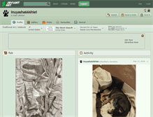 Tablet Screenshot of inuyasha666hiei.deviantart.com