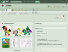 Tablet Screenshot of omniscia.deviantart.com