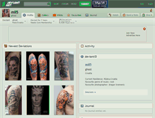 Tablet Screenshot of mil5.deviantart.com