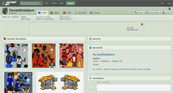 Desktop Screenshot of forwarduntodawn.deviantart.com