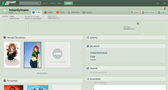 Desktop Screenshot of instantlyinsane.deviantart.com