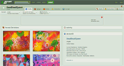 Desktop Screenshot of deaddeadqueen.deviantart.com